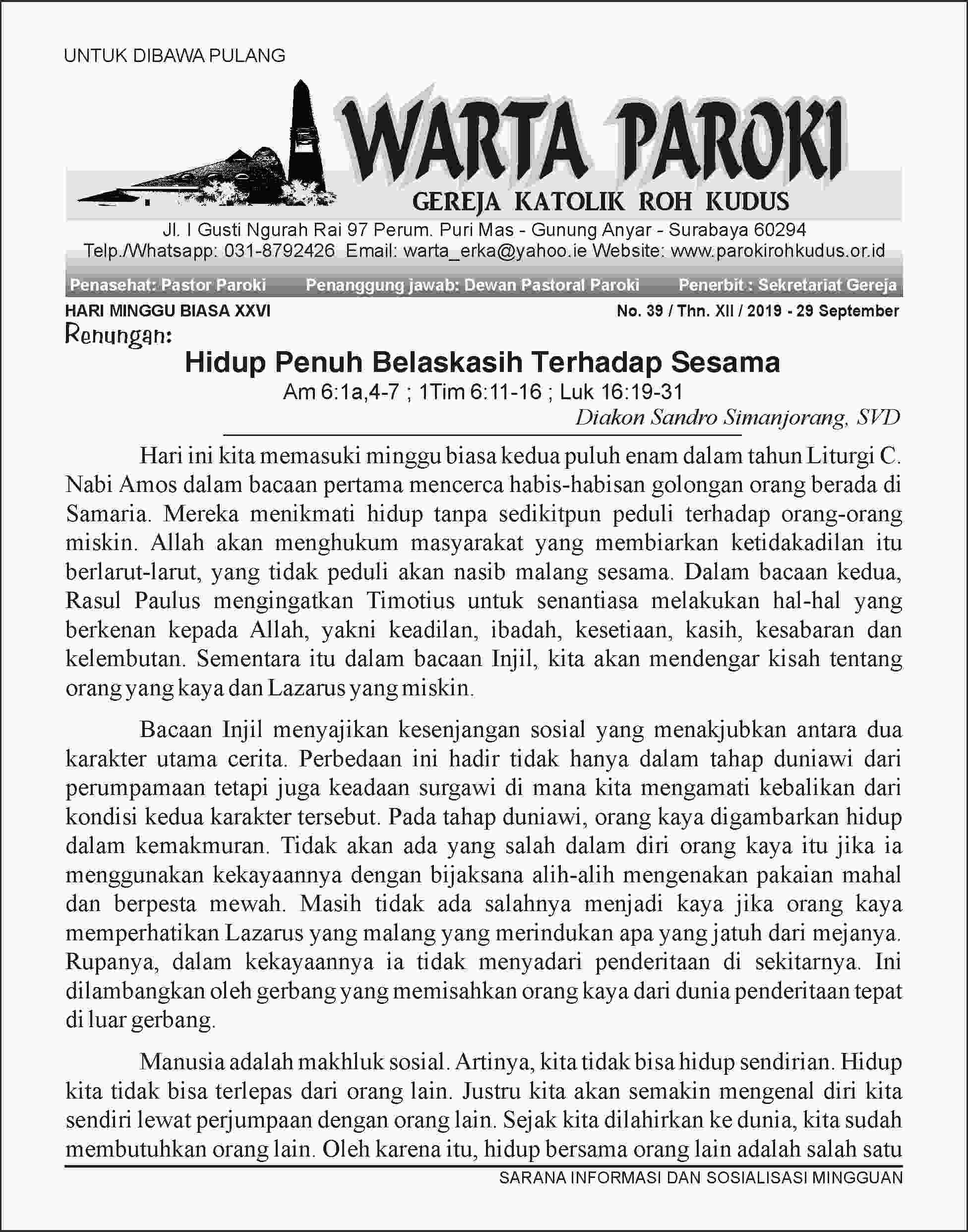 Paroki Roh Kudus